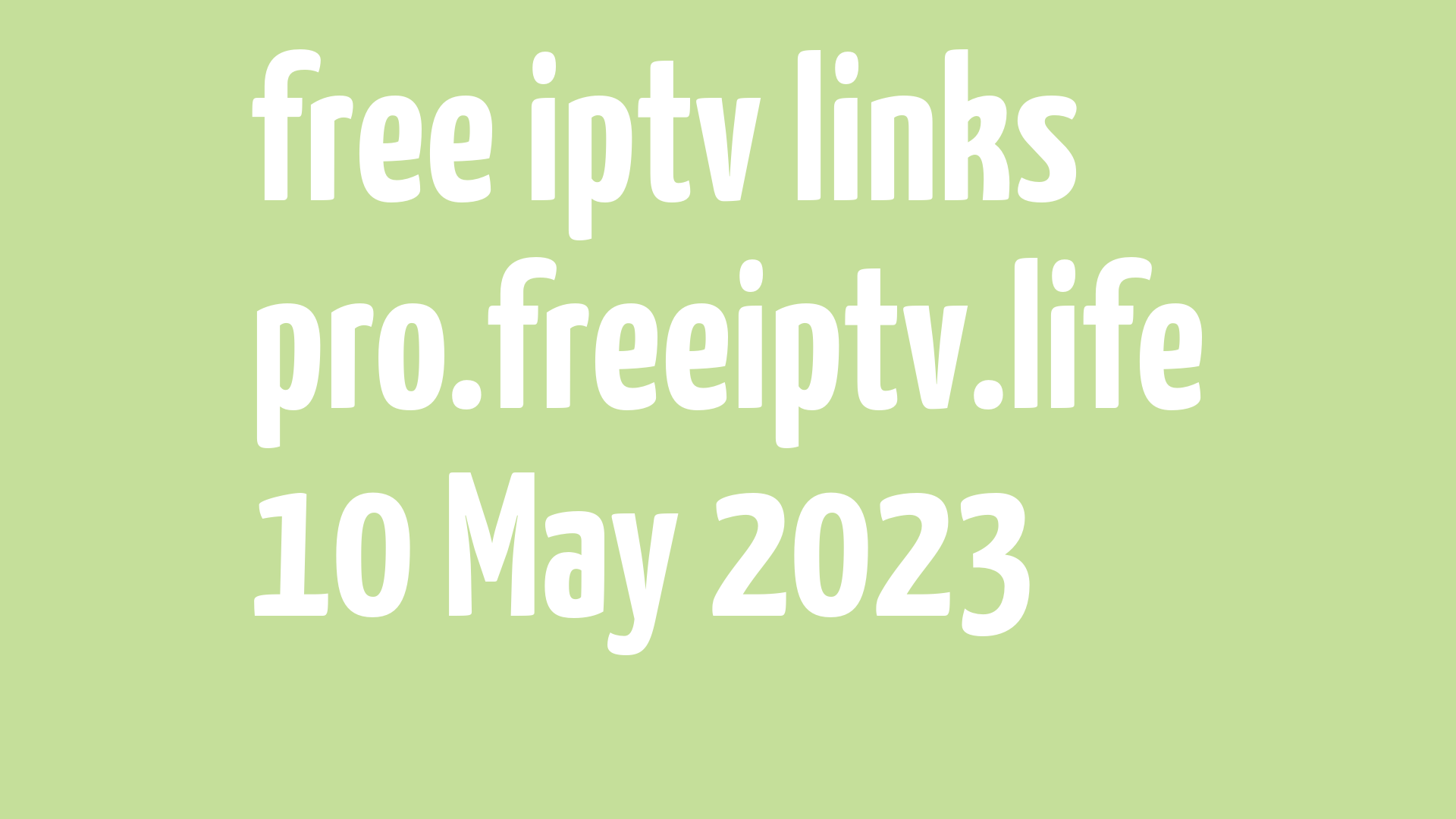 free iptv links 090523